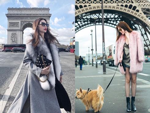 Cùng pose hình tại Châu Âu, Hà Hồ - Ngọc Trinh ai mới là nữ hoàng hàng hiệu?