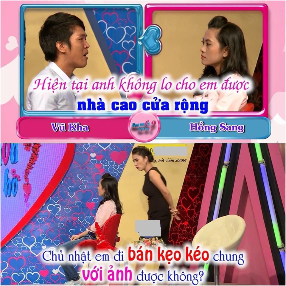 Chuyện tình hài hước của cặp đôi tiền vệ - tiền đạo trên sân khấu Bạn muốn hẹn hò-2