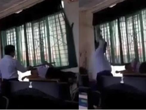 Video thầy hiệu trưởng đánh học sinh dã man khiến dư luận phẫn nộ-3