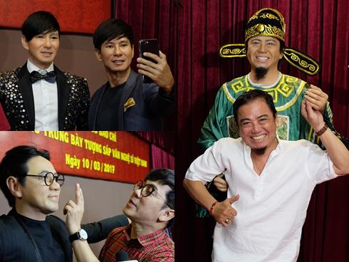 Những bản sao tượng sáp của nghệ sĩ Việt khiến bản chính phải hào hứng selfie