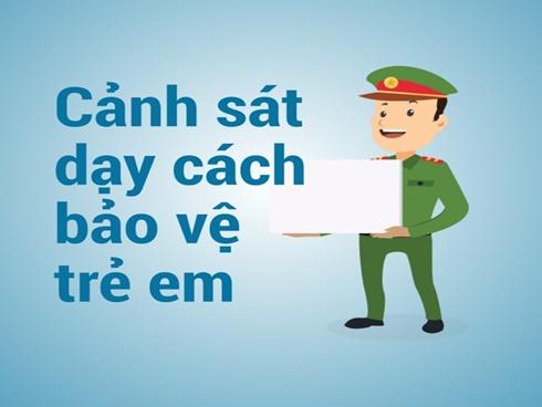 Cảnh sát hướng dẫn phụ huynh cách bảo vệ trẻ em