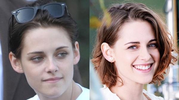 Kristen Stewart để lộ quầng thâm mắt khi không trang điểm