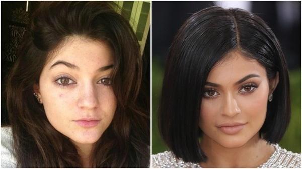 Kylie Jenner phờ phạc khi thiếu son phấn