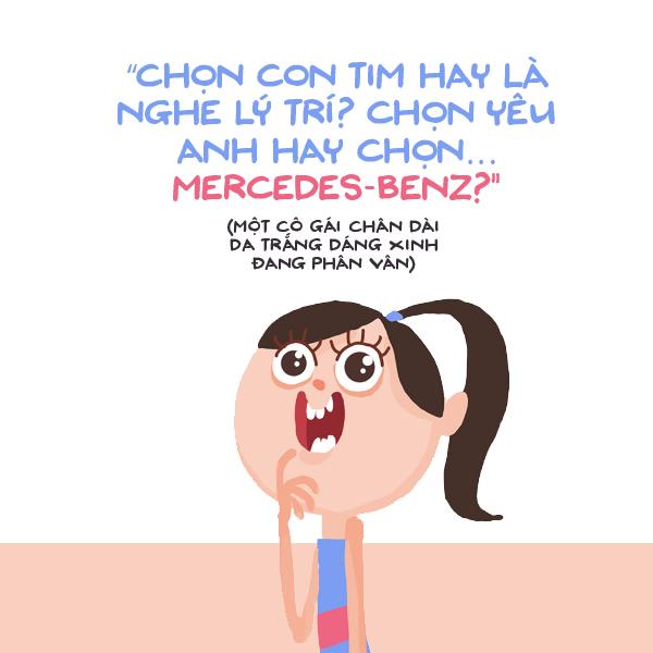 4. Nỗi niềm đắn đo của biết bao cô gái, chứ "Em không (hề) là duy nhất" nhé anh!