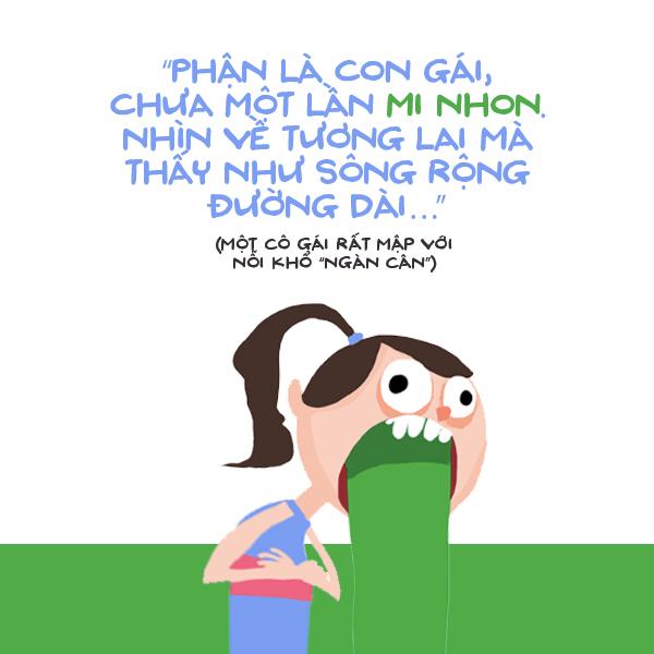 9. "Duyên phận" với mỡ là một thứ duyên phận nghiệt ngã nhất trên đời: không thể gắn kết suốt đời, nhưng cũng chẳng bao giờ có thể rời xa nhau.