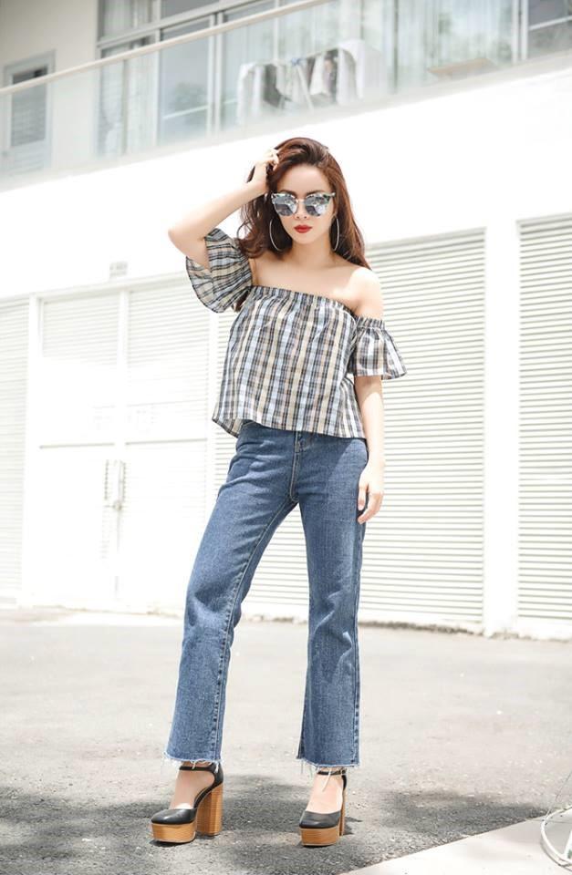 Ba kieu quan jean duoc long sao Viet nhat hinh anh 10