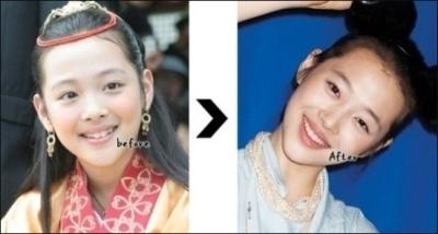 Chiếc răng hạt ngô của Sulli khiến cho cô càng trở nên thơ ngây tuy nhiên hàm răng đều và trắng hợp với hình tượng sexy của cô bây giờ hơn.