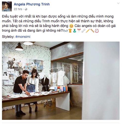 Sau Chi Pu, đến Angela Phương Trinh cũng nhăm nhe chuyển ngạch sang thiết kế thời trang? - Ảnh 1.
