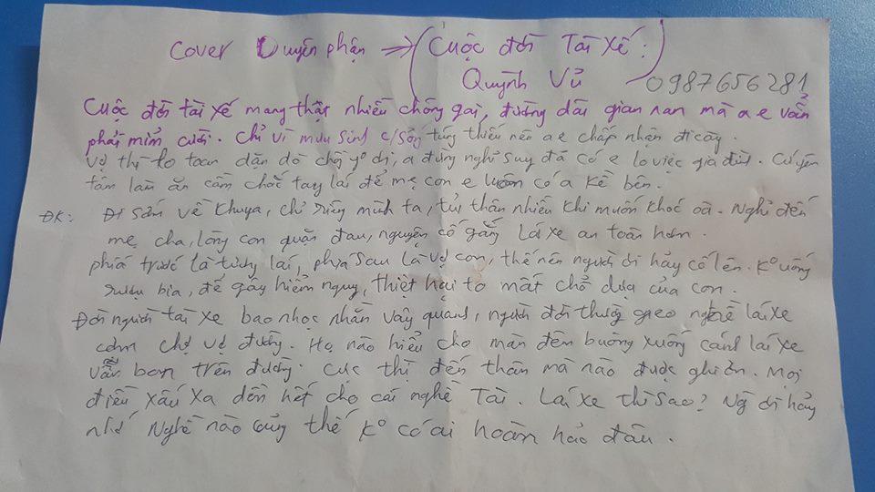 Nổi da gà bản cover hit Duyên phận về cuộc đời tài xế lái xe-2