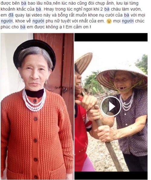 xuc dong ba 75 tuoi cham chau mo coi hoc gioi, xinh dep nhu hotgirl hinh anh 2