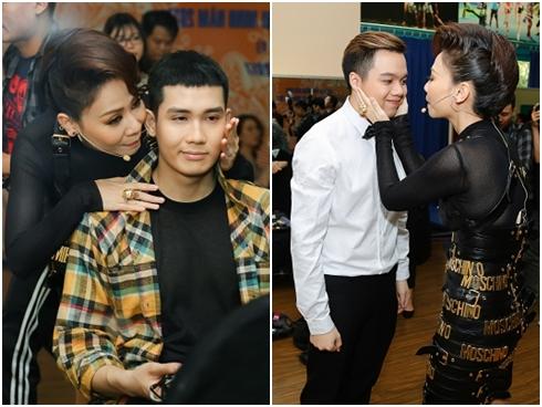 Thu Minh nựng má, chăm sóc học trò từng li từng tí trước giờ 'Đo ván'