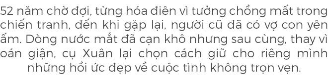 Bài học tình yêu từ cụ bà 94 tuổi, chờ chồng 52 năm mà vẫn mỉm cười khi chồng trở về với người vợ mới - Ảnh 1.