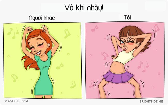 9. Đã đến lúc tôi phải bắt ngay một cái đĩa bay để trở về hành tinh của mình! Hết nói nổi, tại sao người ta nhảy lại sexy quyến rũ như thế kia? Còn tôi thì lại cong cớn và xấu đau xấu đớn như thế này, hả hả hả?