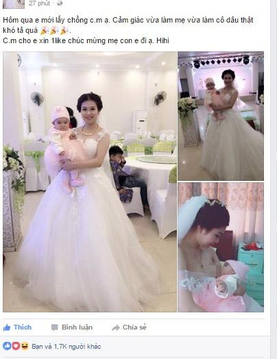 anh co dau xinh dep cho con bu trong ngay cuoi khien chi em ban loan hinh anh 1