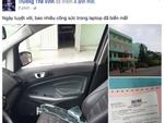 Trương Thế Vinh bị trộm đập vỡ cửa kính xe 