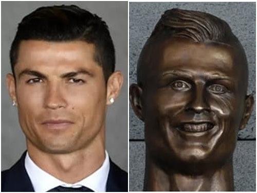 Loạt ảnh chế siêu hài hước về bức tượng Ronaldo xấu xí