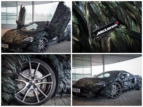 Siêu xe McLaren 570GT phủ lông chim cho người thích 'chơi trội'