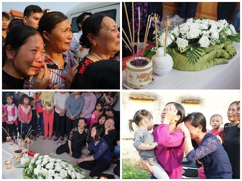 Người thân đẫm nước mắt đón bé gái bị sát hại ở Nhật về quê nhà