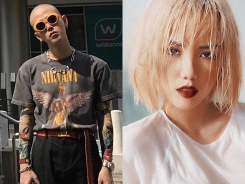 Style chào hè: fashionista Decao cạo trọc, hotgirl Phương Linh húi tóc bồng thành bạch kim