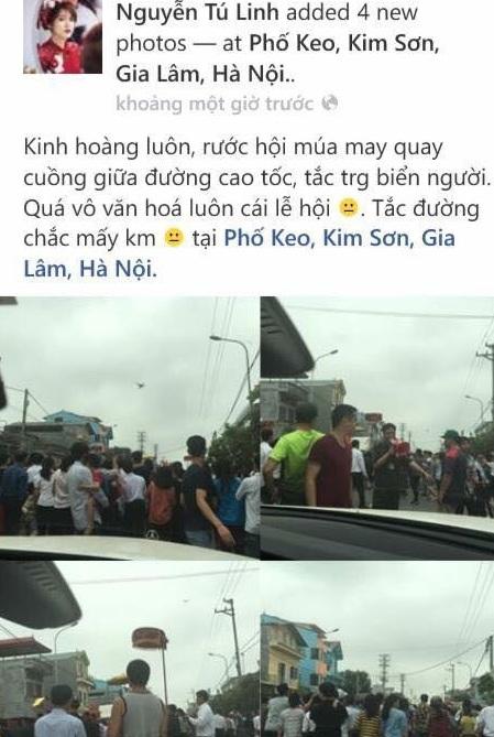 Vừa kết hôn, Tú Linh MU đã khiến dân mạng dậy sóng vì phát ngôn xúc phạm hội làng - Ảnh 1.