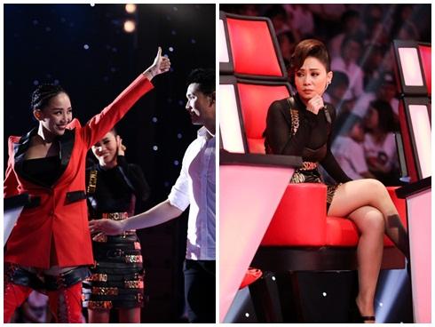 Tóc Tiên cứu thí sinh vào giờ chót khiến Thu Minh rớm nước mắt