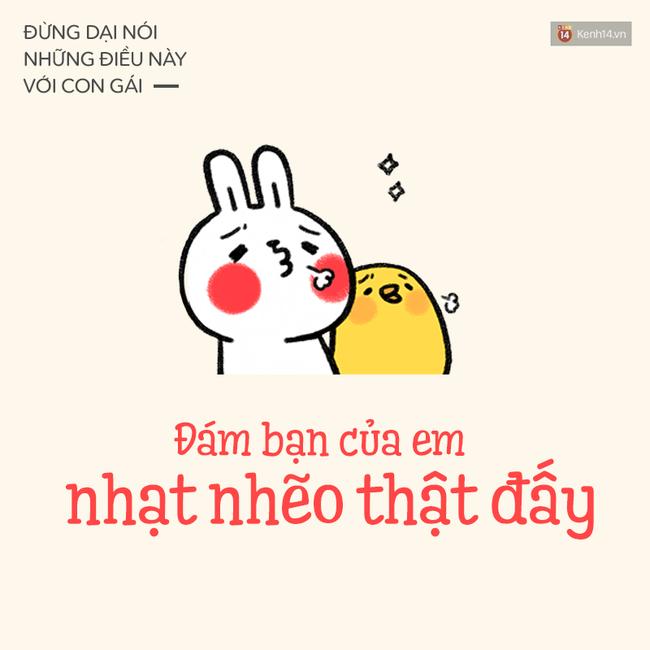 5. Bạn em nhạt nhẽo cũng không đến lượt người ngoài như anh nhận xét đâu...