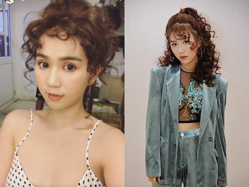 Để tóc xoăn tít như Quỳnh Anh Shyn, trông Ngọc Trinh lạ lẫm ra phết!