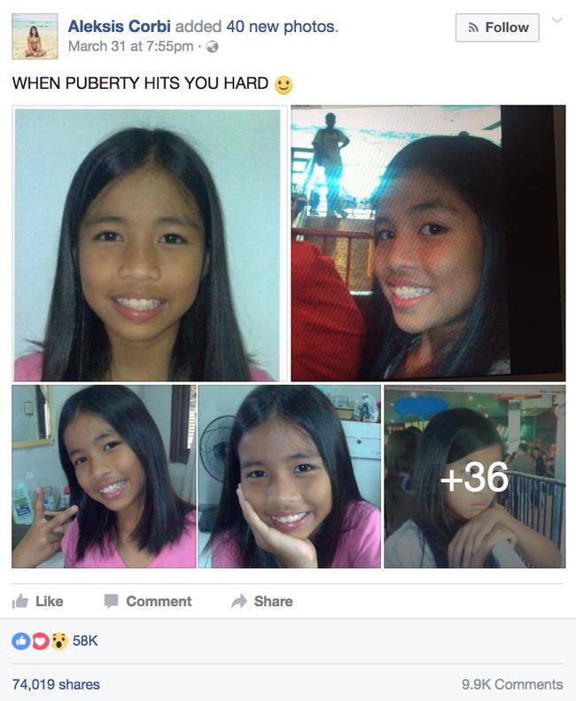 Thêm một màn dậy thì mỹ mãn của hot girl Philippines từng đen nhẻm và gầy gò - Ảnh 2.