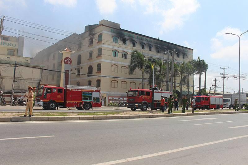 cháy công ty may ở cần thơ