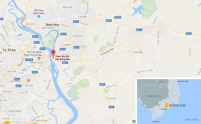 Nguoi lai xe tai can tu vong thieu ta CSGT ra trinh dien hinh anh 2