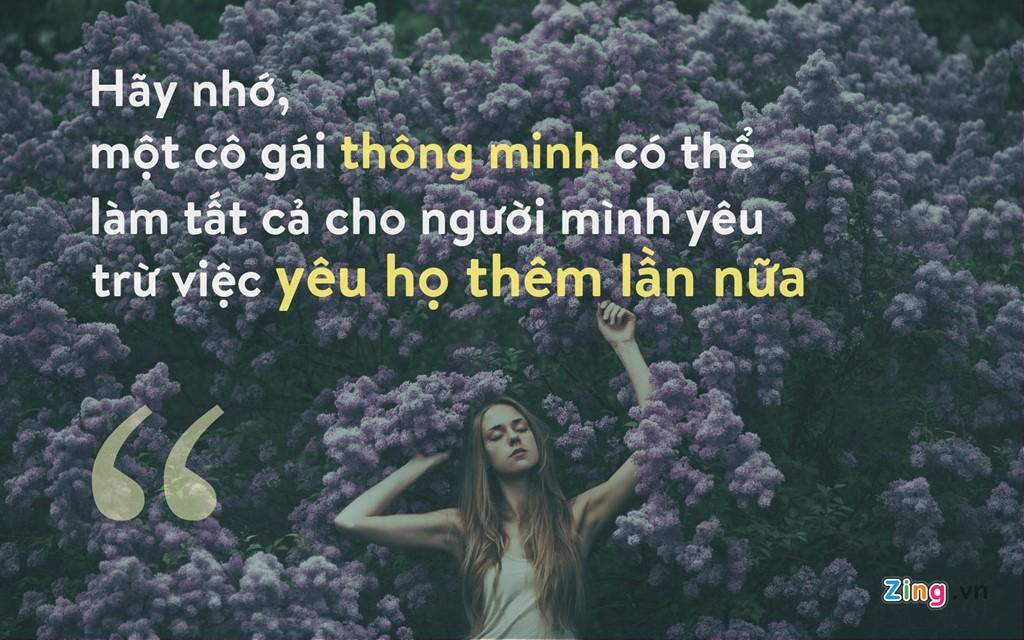 Những cô gái cá tính cũng có một trái tim ấm áp, yếu mềm. Họ có thể làm tất cả trừ khi yêu người đã bỏ rơi mình một lần nữa. (theo Zing)