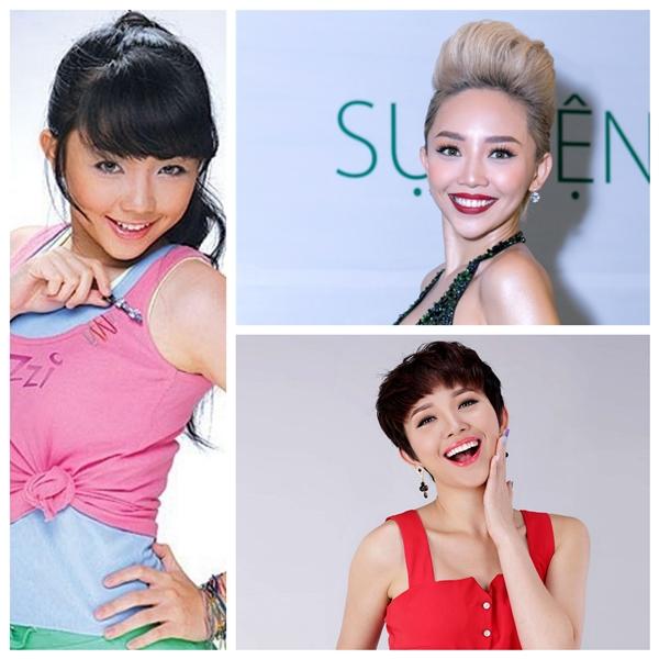 Sao Viet doi mau toc: Nguoi tro nen cuc 'chat', nguoi voi va nhuom lai