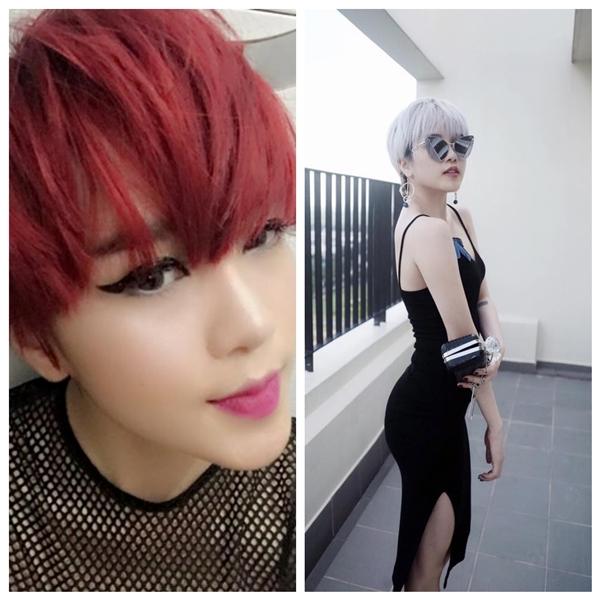 Sao Viet doi mau toc: Nguoi tro nen cuc 'chat', nguoi voi va nhuom lai