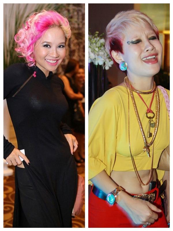 Sao Viet doi mau toc: Nguoi tro nen cuc 'chat', nguoi voi va nhuom lai