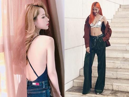 Street style sao Việt tuần qua : Chi Pu khoe lưng trần gợi cảm, Hoàng Thùy chất chơi với mốt 'lộ bra'