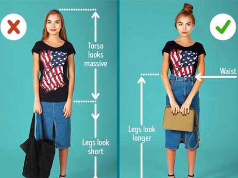 7 lỗi sai cơ bản khiến các nàng trông thấp bé và thiếu hấp dẫn
