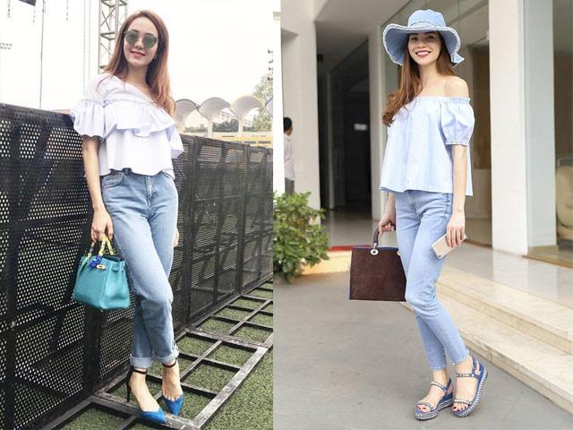 gu thoi trang "chi chi, em em" cua ha ho va minh hang ngay con than thiet - 1