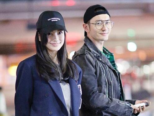 Angela Baby được ông xã Huỳnh Hiểu Minh hộ tống đi làm sau thời gian ở cữ