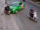 Tài xế tông taxi vào tên cướp ở Sài Gòn: 'Tôi không sợ trả thù'
