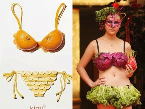 'Ngon mắt' với bộ sưu tập bikini rau củ quả hè 2017