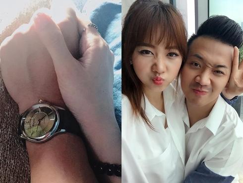 Hari Won nắm tay động viên Trấn Thành giữa bão scandal bị 'khóa cửa' lên sóng