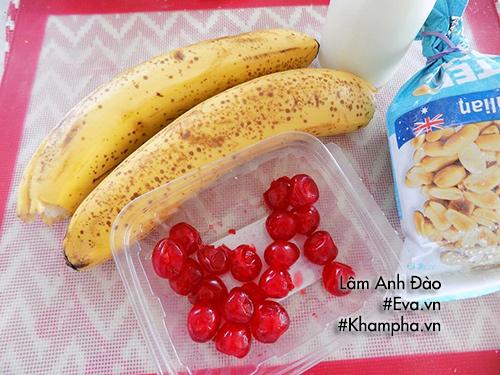 cach lam kem chuoi sua chua vua ngon vua re - 1