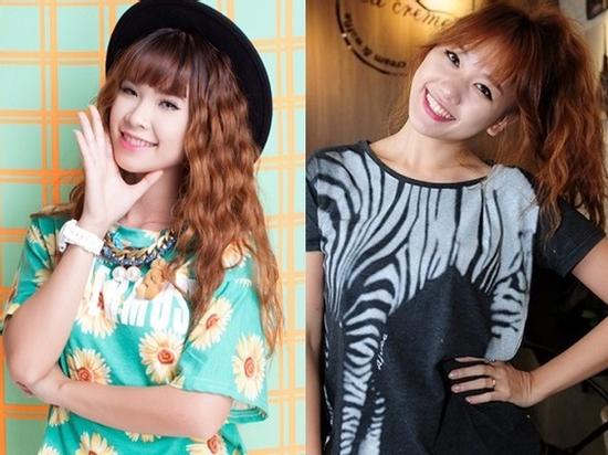 Lấy chồng kém tuổi, Khởi My, Hari Won mặc như nữ sinh 18