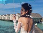 An Dĩ Hiên 'nhá hàng' ảnh cưới lộng lẫy tại thiên đường Maldives