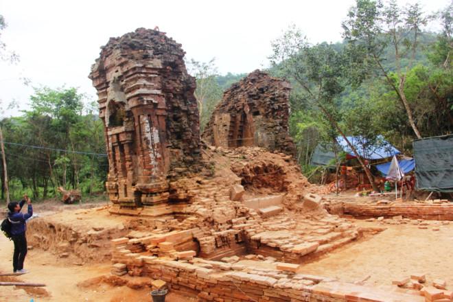 Phat hien con duong co nghin nam o thanh dia My Son hinh anh 2