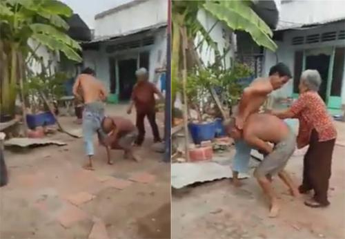 mac chau gai van xin, nguoi cau ruot khong ngung danh bo me gia yeu hon 80 tuoi - 1