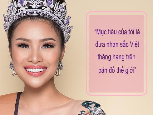 Nguyễn Thị Thành: 'Mục tiêu của tôi là đưa nhan sắc Việt thăng hạng'