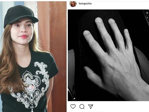 Hà Hồ đăng ảnh bàn tay người đàn ông bí ẩn gây tò mò, khẳng định không phải của 'người cũ'