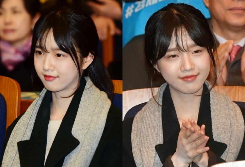 Con gai xinh dep cua ung vien tong thong Han Quoc lai 'gay bao' mang hinh anh 8