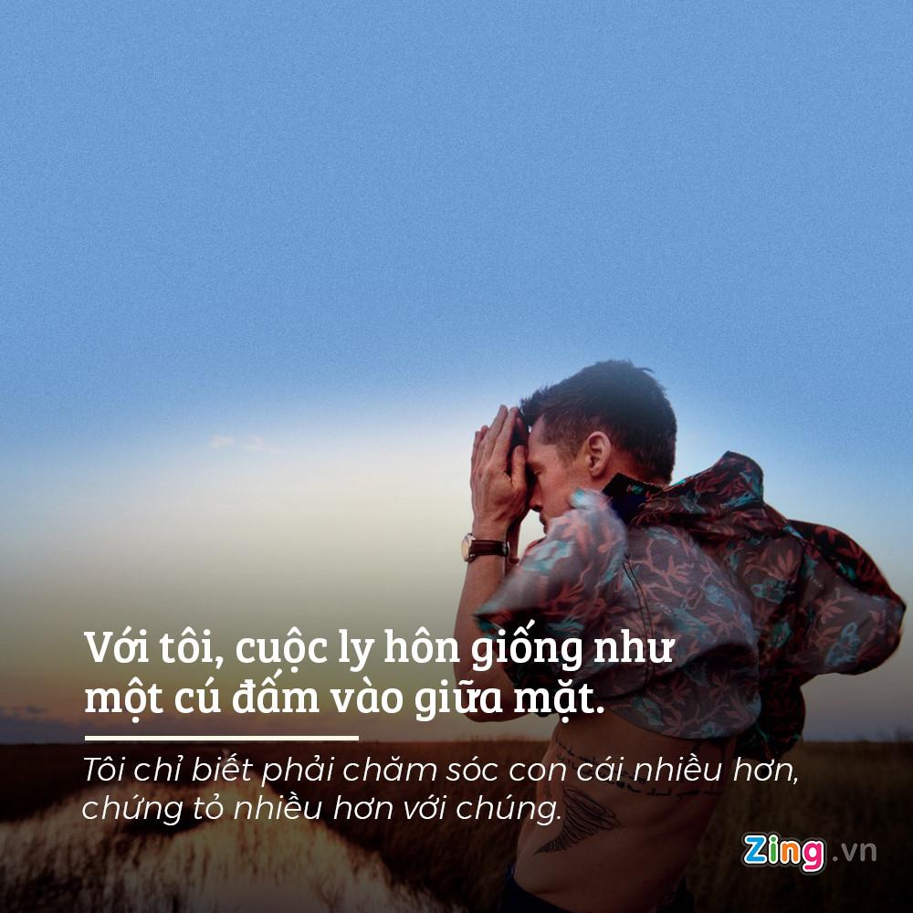 Chia se dau long cua Brad Pitt trong bai phong van dau tien hau ly hon hinh anh 8